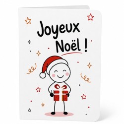 Carte originale "Joyeux Noël"