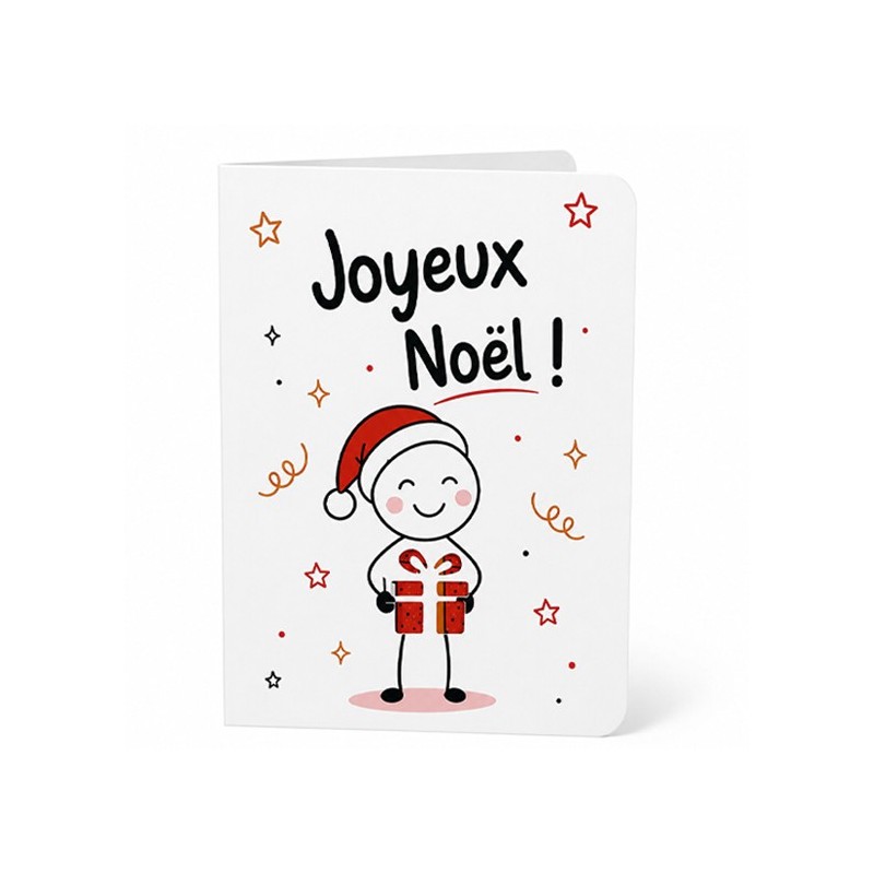 Carte originale "Joyeux Noël"
