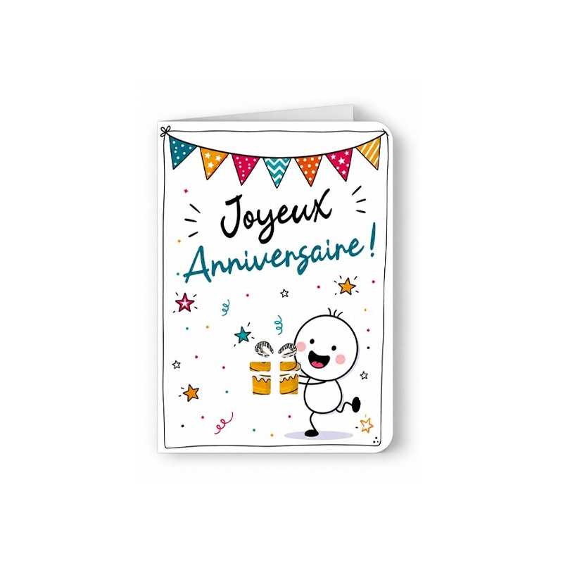 Carte Originale d'anniversaire