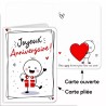 Carte Originale d'anniversaire mignonne