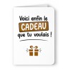 Carte Originale d'anniversaire humour