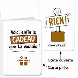 Carte Originale d'anniversaire humour