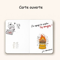 Carte Originale d'anniversaire fête