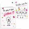 Carte Originale d'anniversaire mignonne