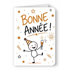 Carte de fête de fin d'année "Mes résolutions sont prêtes!"