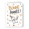Carte de fête de fin d'année "Mes résolutions sont prêtes!"